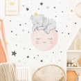 thumbnail image 4 of RV Adhesivo luminoso para pared creativo, elefante de dibujos animados, Luna, cara sonriente, fondo de sala de niños, adhesivo decorativo para pared Sailing Electrónica, 4 of 5
