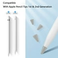 thumbnail image 3 of Cubierta de punta de 10 piezas Compatible con Apple Pencil 1/2, plumillas antideslizantes, tapa de punta iPencil, puntas de silicona, accesorios de cubierta protectora para iPad Pencil Xemadio 221093-3, 3 of 9