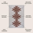 thumbnail image 3 of JONATHAN Y WASHABLE 5 x 8 Area Rug, Chayton Minimalist Geometric - Gray/Brown, WSH110E-5, 3 of 7