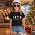 thumbnail image 2 of HCNTES Merry Christmas Shirt Toddler Girls T-Shirts Short Sleeve Funny Xmas Graphic Shirt for Girls 18 24 Months 2t 3t 4t 5t 6t 7t Tee Holiday Casual Family Party Matching Tops, 2 of 4