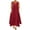 Dresses-Red, variant on Brilliant Womens Dresses Plus Size Fashion Women Casual Solid Round-Neck Sleeveless Vest Long Dress Summer Blue S-5XL