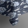 thumbnail image 3 of Pioneer Flower Floral Print Pattern Rectangle Tablecloth 60"x84",Waterproof Polyester Rectangle Table Cloth, Wipeable Spillproof Polyester Tablecloth for Dining, Camping, Indoor and Outdoor, 3 of 5