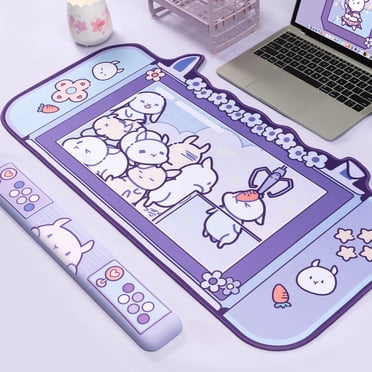 GeekShare Ergonomic Mouse Pad With Wrist Rest - Star Wings Design, Non-Slip Base