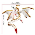 thumbnail image 3 of SIYTUAU Articulated Dragon Figure With Flexible Joints 3D Printed Wyvern Model Gradient Color Changing Finish, 3 of 6
