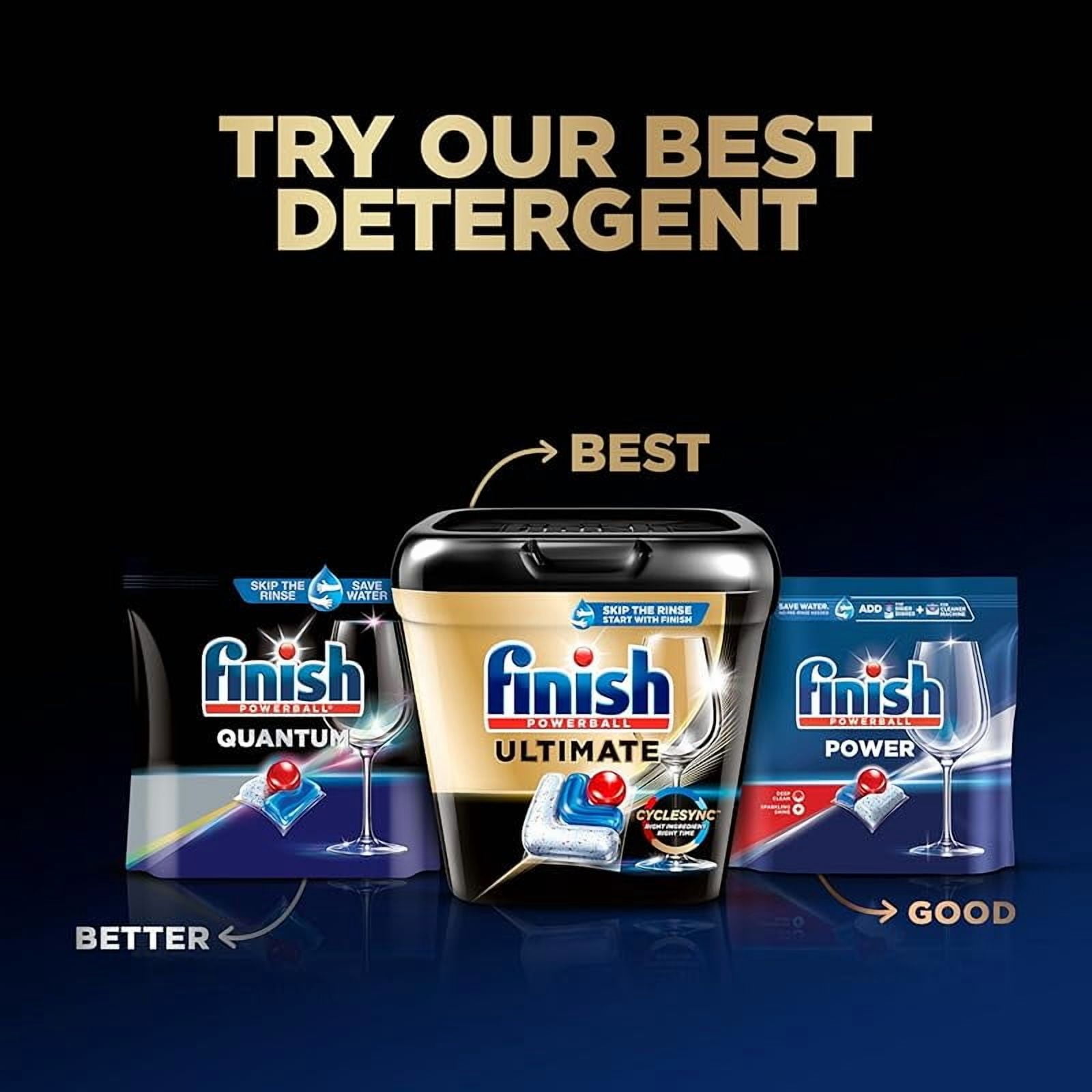 Ultimate Dishwasher Pods, No Pre-Rinse Dishwasher Detergent Soap Removes Burnt-On Stain, with CycleSync Technology, Degreasing & Scrubbing Power, 76 Count