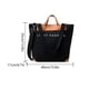 thumbnail image 3 of Bolso de hombro para mujer Bolso tote Gran capacidad Contraste Viajes Compras (Negro), 3 of 3
