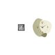 thumbnail image 1 of Reloj despertador digital con , silencioso, de pared, con calendario y ajuste de temperatura y humedad interior. Fabricado en polipropi, 1 of 8