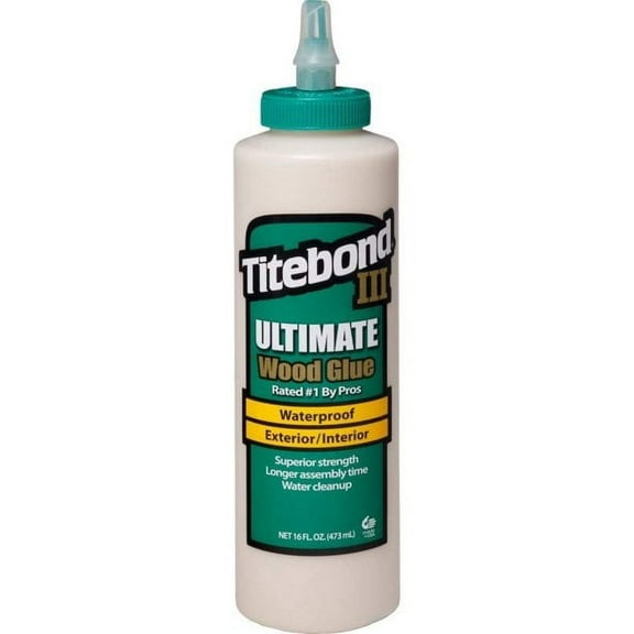 Titebond III Ultimate Wood Glue, 16-Ounces, 3 Pack