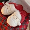 thumbnail image 3 of Zapatillas de mujer de felpa cálidas y navideñas de Papá Noel para parejas. Zapatillas de felpa para mujer., 3 of 7