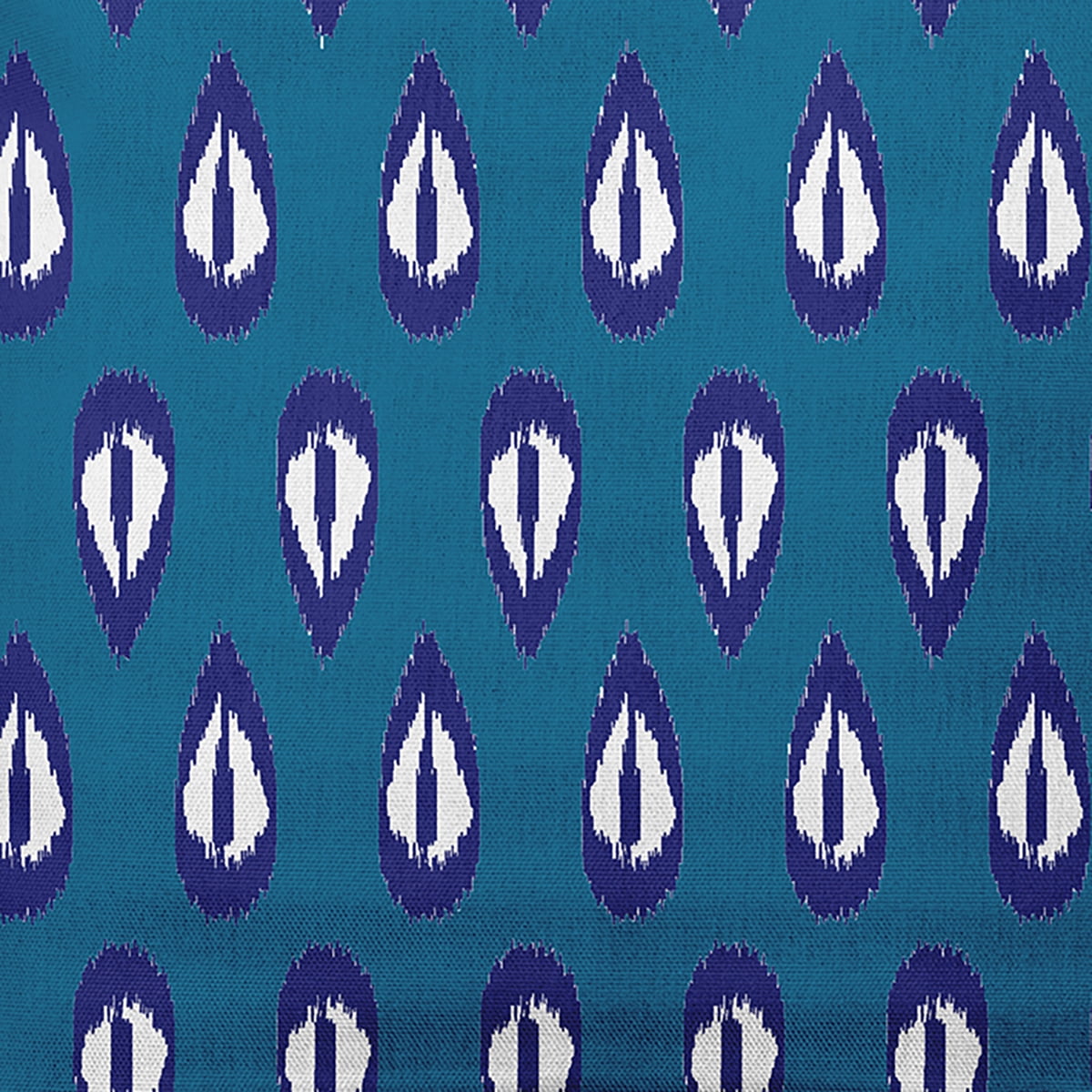 Simply Daisy 18" x 18" Ikat Tears Decorative Throw Pillow, Autumn Blue