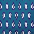 thumbnail image 2 of Simply Daisy 18" x 18" Ikat Tears Indoor/Outdoor Polyester Throw Pillow, Autumn Blue, 2 of 3