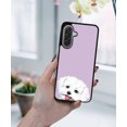 thumbnail image 5 of WIRESTER Shockproof Soft Rubber Cover Case for Samsung Galaxy A17 5G 6.7" 2025, Animal Maltese Dog On Pastel Lilac Background, 5 of 5
