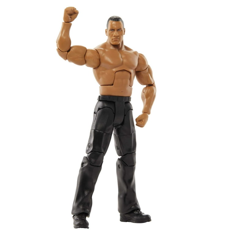 WWE The Rock Elite Collection Action Figure, 6-inch Posable