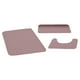 thumbnail image 2 of Alfombra de baño de 3 piezas de poliéster antideslizante para salas de estar, baños y spas. rosa, 2 of 7