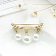 thumbnail image 4 of 1 Pcs Brooch Pins for Women Fashion Jewelry, Faux Pearl Accessory for Party Wedding Gift, Gift for Women Badge Women's Dress Shawl Sweater Decoration, 4 of 8
