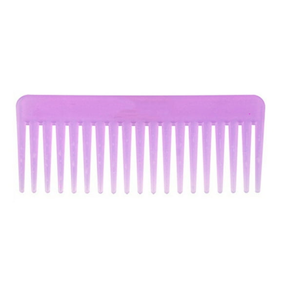 Styling Hair Comb Light Weight Portable Small Useful Barbershop Tools Multi-functional Wide Tooth Candy Color Modelling Supply Lavender Purple