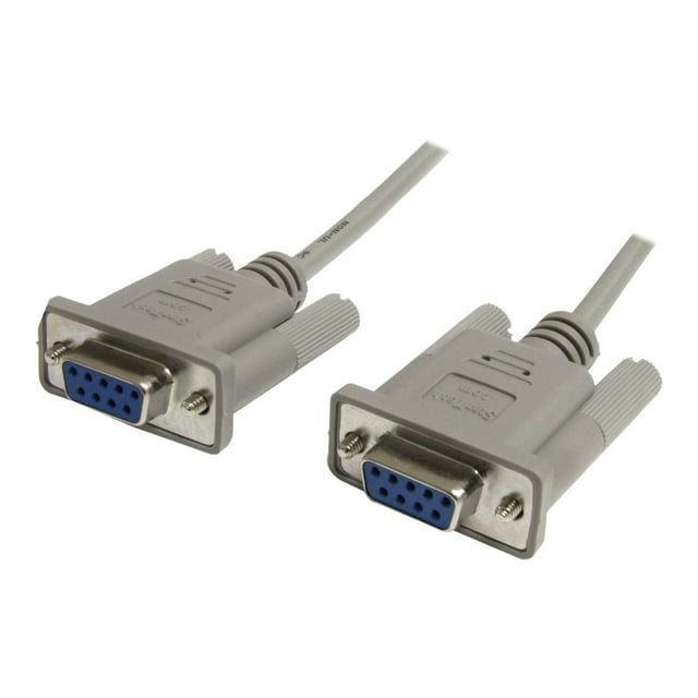 StarTech.com 6 ft Straight Through Serial Cable - DB9 F/F - Serial cable - DB-9 (F) to DB-9 (F) - 6 ft - MXT100FF - Serial cable - DB-9 (F) to DB-9 (F) - 6 ft - for P/N: ICUSB23208FD, ICUSB23216FD, ICUSB232PROC, PCI2S1P2, PEX1S953LP, PEX2S1050