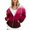 Red, variant on Annhoo Women's Zip up Hoodies Long Sleeve Fall Trendy Gradient Colour Sweatshirts Ladies Full Zipper Outwear