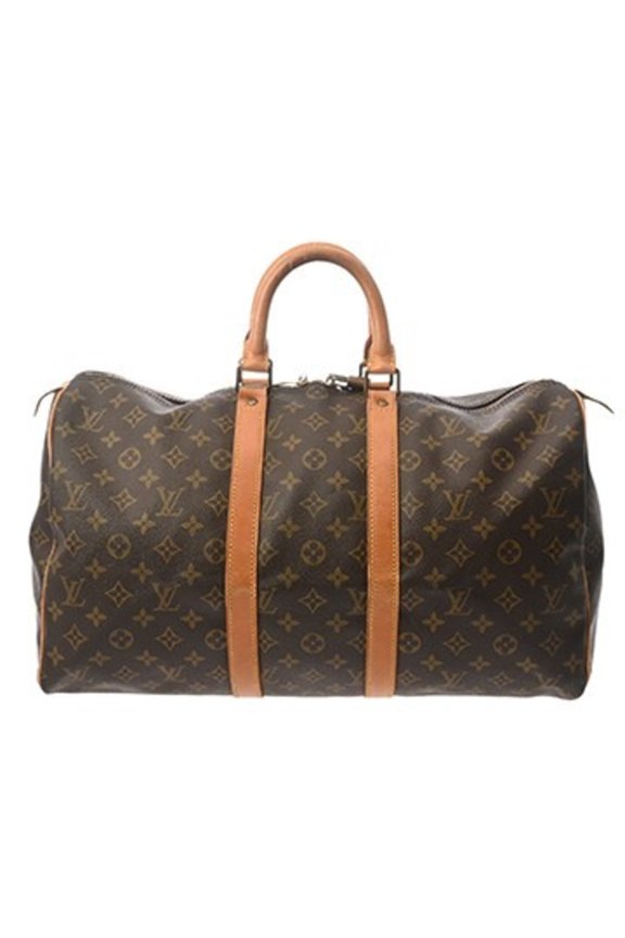 Pre-Owned LOUIS VUITTON Louis Vuitton Monogram Keepall 45 Brown M41428 Men's Women's Canvas...