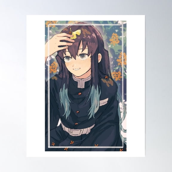 Muichiro Tokito Poster Wall Art, UNFRAMED PAPER POSTER, Home Decor, Vintage Gift, Living Room Dercor