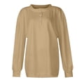 thumbnail image 2 of Ruyang Fashion Casual Women's Warm Sweatshirt Long Sleeve O Neck Soft Printed Shirt Ladies Winter Sweatshirts Tops Knit Top, 2 of 6