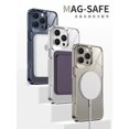 thumbnail image 5 of Plating Soft Rubber Frame Magnetic Phone Case For iPhone 12 13 11 15 14 Pro Max Plus Lens Protection Magsafe Wireless Charging, 5 of 5
