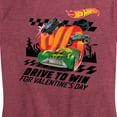 thumbnail image 3 of Hot Wheels - Valentine's Drive to Win - Women's Short Sleeve Graphic T-Shirt, 3 of 5