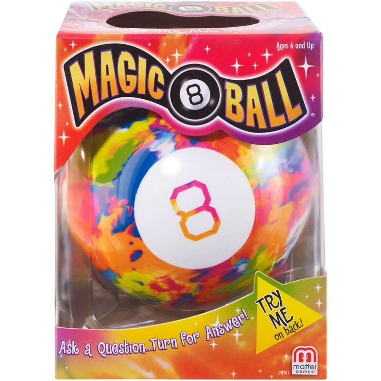 Magic 8 Ball Tie Dye Edition Novelty Toy for Ages 6Y Walmart
