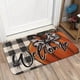 thumbnail image 4 of Felpudo de bienvenida de otoño con diseño de calabaza, absorbente y perfecto para la entrada., 4 of 7