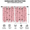 thumbnail image 2 of Blackout Kids Curtains,Pink Ghost Bat Halloween Pattern Childrens Insulated Curtains Set Of 2,Bedroom Essentials,Toddler Room Decor 42"x54", 2 of 5