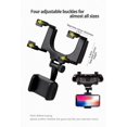 thumbnail image 3 of Espejo retrovisor para automóvil Soportes para teléfonos móviles Soporte de navegación Soporte para teléfono móvil telescópico ajustable Soporte para teléfono móvil a presión Modelo multifunción Feliz Sencillez, 3 of 5