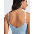 thumbnail image 3 of Top deportivo CRZ YOGA ajustable con espalda en V sin varillas azul talla L, 3 of 4