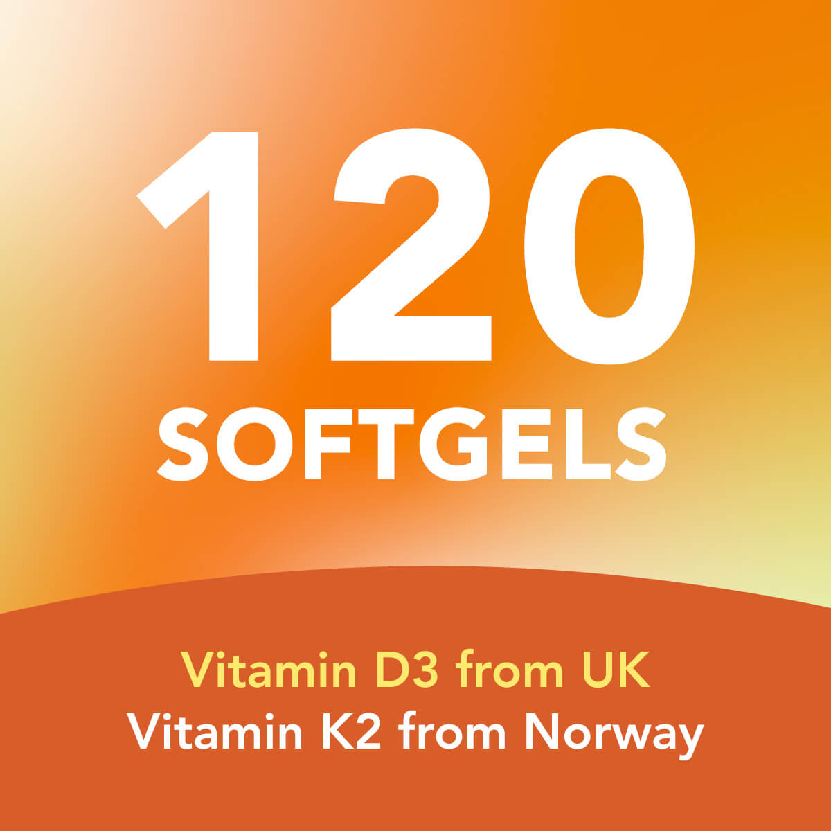 Amandean Vegan D3 K2. Vitamin D3 5000 iu from Algae. All-Trans MK-7 K2. 120 Softgels. Plant-Based & Carrageenan Free. Organic Coconut Oil Blend. Vit D + K for Mood, Bones, Heart, Immune Health.