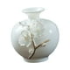 thumbnail image 3 of Jarrón de cerámica para flores, arreglo floral, jarrón de porcelana multifuncional, maceta para plantas Blanco, 3 of 9