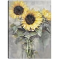 thumbnail image 1 of Cuadro Decorativo - Retrato de girasol Jr  Impresión en canvas, estrechado, 1 of 2