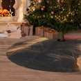 thumbnail image 5 of KLL 30" Christmas Tree Skirt Lake Meditating Elephant Xmas Tree Skirts Mat for New Year Xmas Holiday Party Indoor Outdoor Home Decoration, 5 of 5
