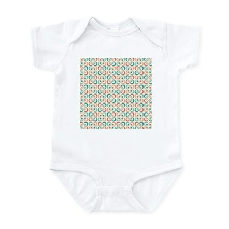 

CafePress - Retro Pattern Body Suit - Baby Light Bodysuit Size Newborn - 24 Months