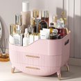 thumbnail image 1 of Organizador de maquillaje YGJT de gran capacidad para Vanity Pink, 1 of 7