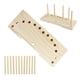 thumbnail image 1 of Herramienta de madera de haya para hacer lazos - Ajustable, 3 kits y fácil de usar - para cintas, coronas, manualidades y regalos, 1 of 4