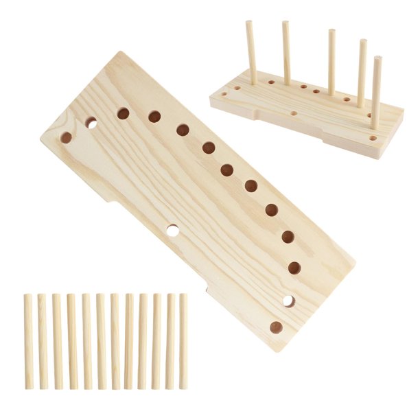 Herramienta de madera de haya para hacer lazos - Ajustable, 3 kits y fácil de usar - para cintas, coronas, manualidades y regalos