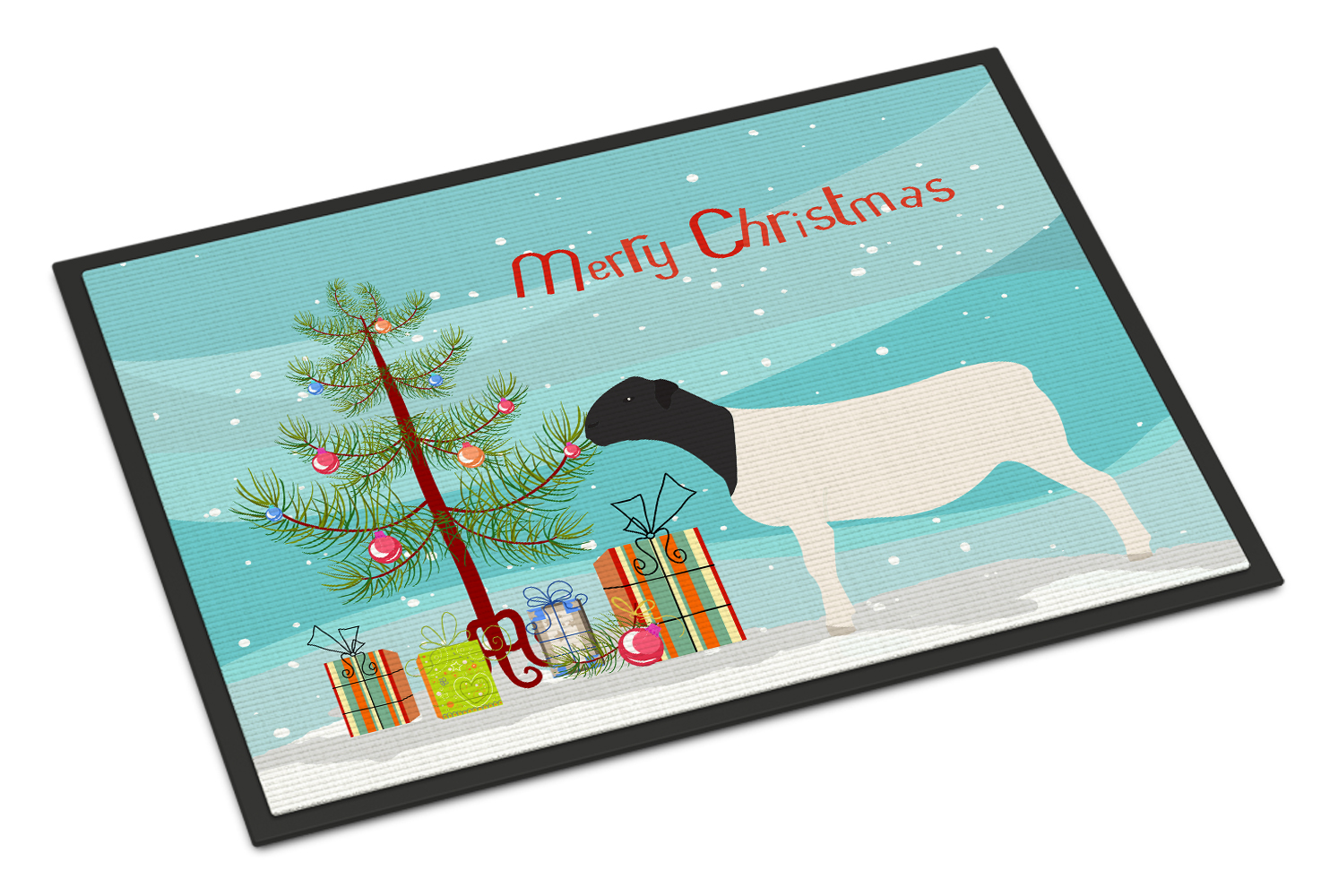 Dorper Sheep Christmas Door Mat
