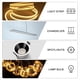 thumbnail image 4 of Fuente de Alimentación LED de 180-240 V CA, Transformador de Iluminación Silencioso, Controlador de Luz LED de 100 W, Adaptador de Corriente con Entrada de 24 V CA., 4 of 5