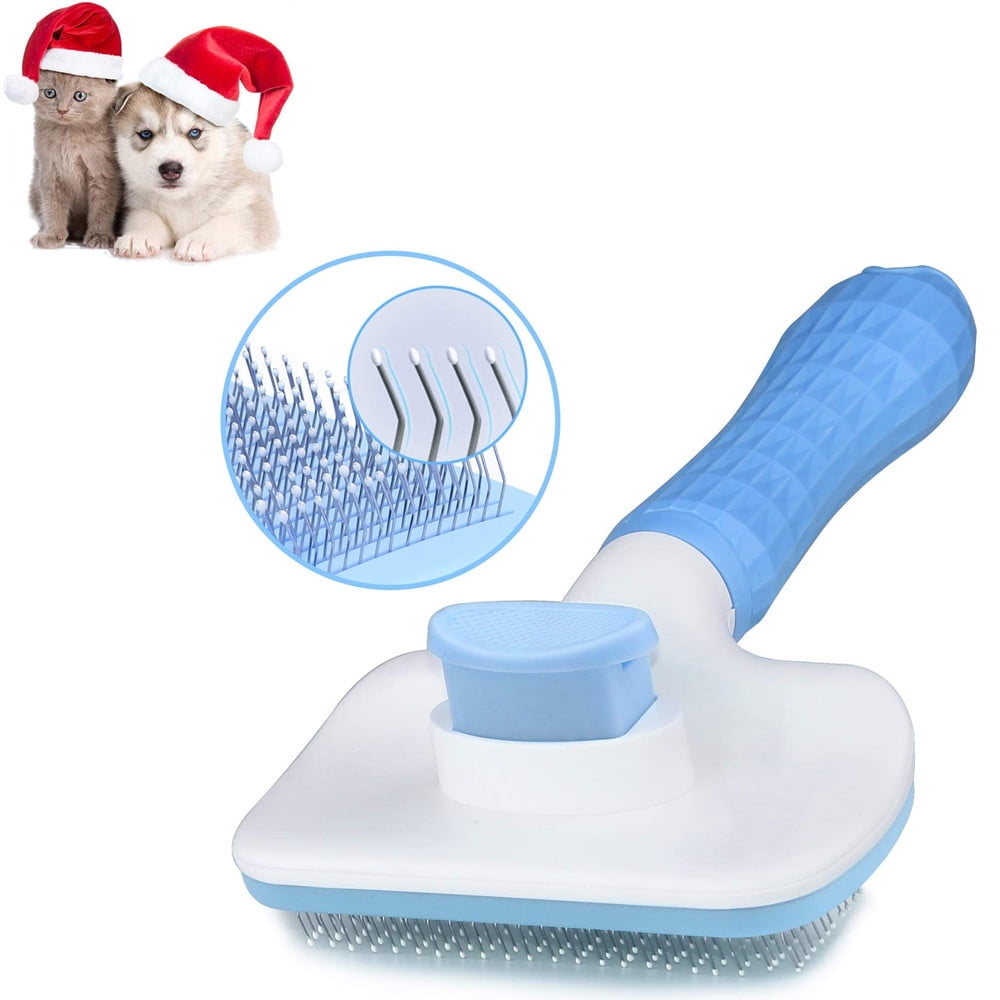 Pet Cat Dog Brush Self Cleaning Slicker Brush Effectively Reduces Pet