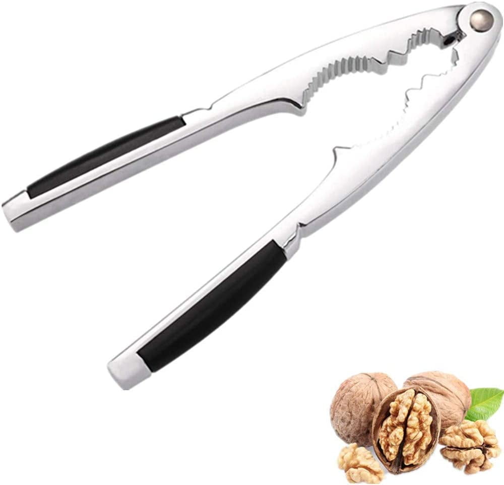 Portable Nut Cracker Walnut Pecan Pliers Nutcracker Sheller Opener Non Grip Slip