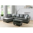 thumbnail image 2 of Ponliving Furniture 3-Pieces Living Room Sofa Set, 2 of 5
