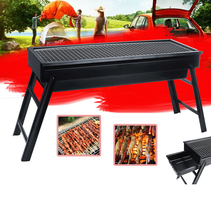 Details about   Foldable Outdoor BBQ Table Grilling Stand
