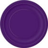Deep Purple Solid Round 9" Dinner Plates 8ct