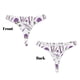 thumbnail image 3 of Fotbe Lavender Flowers Tanga Sin Costuras para Mujer con Estampado – Panties Invisibles, Transpirables y Cómodos para Uso Diario-Large, 3 of 6