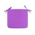 thumbnail image 3 of FEOLGEHLY Foam Chair Cushion with Straps, Seat Cushions for Office Chairs, Dining Room Chairs, Outdoor Seat Cushions for Patio Chairs, Breathable Seat Cushions for Home Office 16x16 in (Purple), 3 of 9
