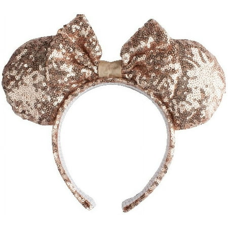 Disney Minnie Mouse Rose Gold Sequin Ears